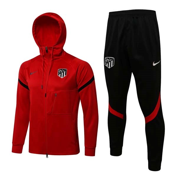 Chaqueta Con Capucha Atletico Madrid 2022 Rojo